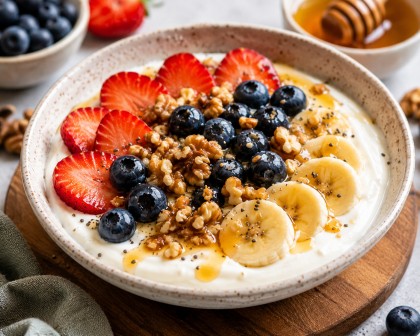 Healthy yogurt bowl