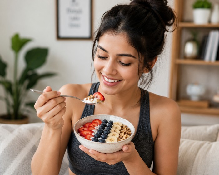 Healthy yogurt bowl
